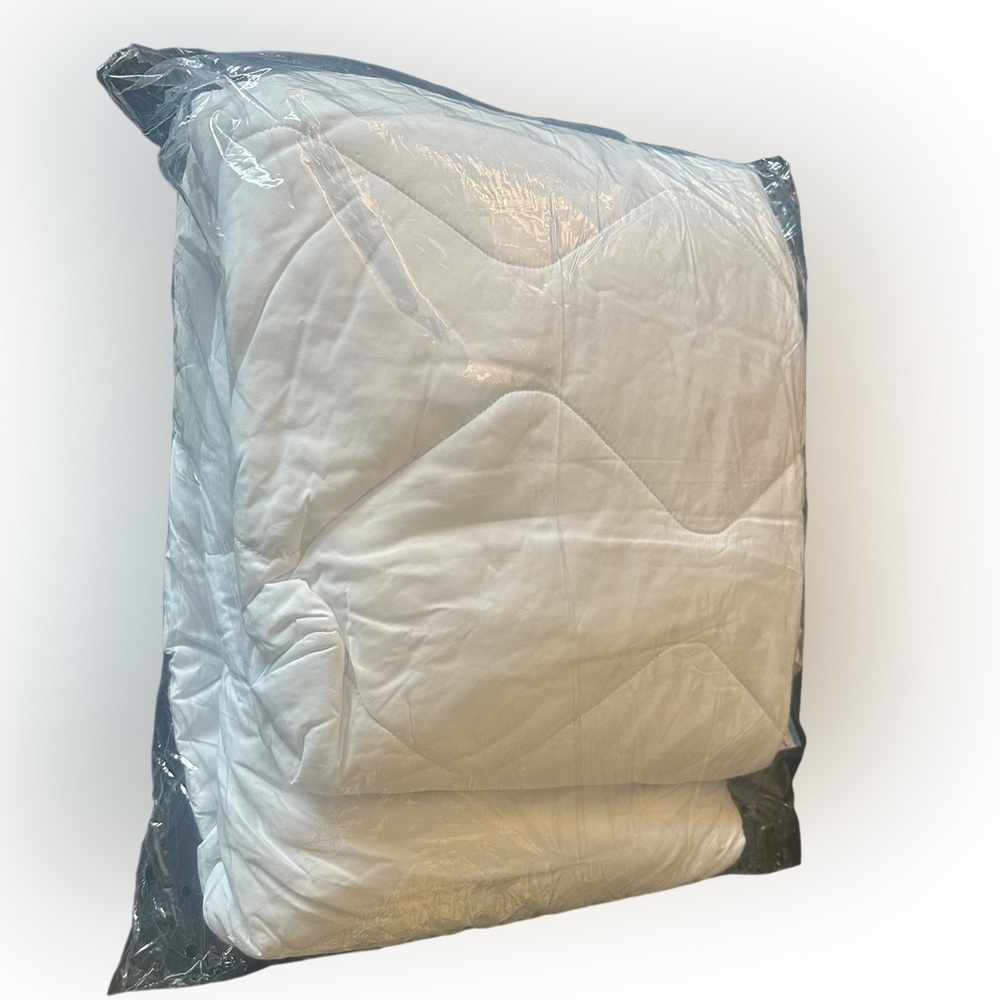 Manchester mills quilted fitted mattress cover king size white